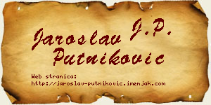 Jaroslav Putniković vizit kartica